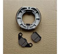 Zapatas Freno Tambor Moto Juego De Pastillas Y Zapatas Freno Delanteras Traseras Para Motocicleta Para Suzuki AN125 AN 125 125cc LINDY125 Kit Cambio Tambor Zapatas Tambor