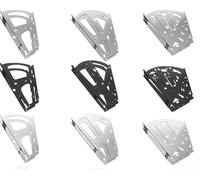 Zapatero abatible de acero inoxidable para uso en gabinete con rodamientos silenciosos y una construcción para organizar los zapatos de manera eficiente y ahorrar espacio (B)