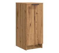 vidaXL Armario zapatero de madera de ingeniería, Roble Artisan, 4 estantes, 29,5 x 35 x 70 cm