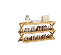 Zapatero Armario Plegable Sencillo de Varios Niveles for Alquiler, Zapatero, almacenaje for dormitorios, estantería(B Three Layers 100cm)