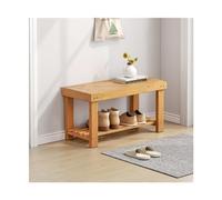 Zapatero Banco for zapatos, banco for de entrada, for estilo simple 2/3 niveles con almacenamiento for pasillo, sala estar, dormitorio, , naturaleza Gabinete de almacenamiento de zapatos(50x25x25CM)