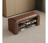 Zapatero, banco otomano para el final de la cama, banco de almacenamiento, moderno tapizado, cambiador, banco de entrada para sala de estar, dormitorio, pasillo, ventana, cornisa