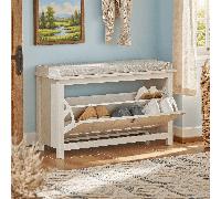 Zapatero con 1 Puertas 80 x 30 x 50 cm SoBuy FSR161-W