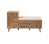 Zapatero de 2 puertas con frentes laminados l101 cm - eden 101 cm