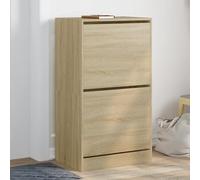 Zapatero de 2 Puertas, Mueble de Almacenaje para Zapatos, Material de Madera Industrializada, Diseño Moderno, Zapatero Entrada, Shoe Cabinet, Ideal para Recibidor y Dormitorio,60 x 42 x 108 cm