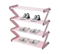 Zapatero De 4 Niveles - Organizador De Almacenamiento Ďe Zapatos | Organizador Đe Zapatos Para 12-16 Pares D́e Źapatos | Estante Estrecho Ligero Y Resistente, Resistente Al Agua Y Que Ahorra Espacio