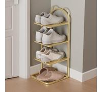 Zapatero de 7 niveles - Ahorro de espacio contemporáneo para la entrada de casa, solución de almacenamiento, elegante estante escalonado para zapatos, maximiza el espacio y ordena el hogar