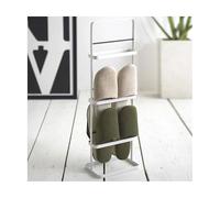 Zapatero de acero al carbono, de doble cara, independiente, zapatero, portátil, para puerta, organizador de zapatos (B, 68 cm)