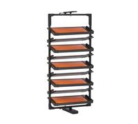 Zapatero de altura ajustable de 10 niveles, armario extraíble giratorio de 360°, ahorro de espacio, almacenamiento para organizar el calzado
