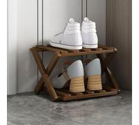 Zapatero de bambú ajustable de 2 a 10 capas, plegable, para entrada, sala de estar, pasillo y dormitorio, solución de estante para zapatos que ahorra espacio