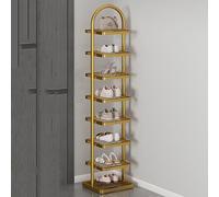 Zapatero de bambú de 10 niveles, organizador vertical para zapatos para sala de estar, entrada, baño, duradero, plegable, diseño de flores, soporte para zapatos
