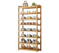 Zapatero de bambú ecológico, antideslizante, a prueba de polvo para entrada y armario, solución de almacenamiento que ahorra espacio para el hogar, perfecta para una vida minimalista