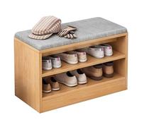 Zapatero de banco con asiento, espacio pequeño, unidad de almacenamiento de zapatos, estante estrecho para espacios pequeños
