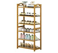 Zapatero de madera apilable de 10 niveles, portátil y fácil de montar, diseño a prueba de polvo, 60 cm de altura, solución de almacenamiento ideal para el hogar y la oficina