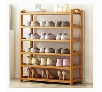 Zapatero de madera con múltiples capas para organizar la sala de estar y ahorrar espacio, soporte para almacenamiento de zapatos y estante para plantas para 2/4/5/6/7 pares de zapatos