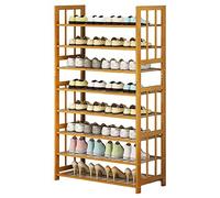 Zapatero de Madera Orga de 10 Niveles, apilable y Extensible, de Montaje rápido, a Prueba de Polvo, portátil, para Armario, 90 cm de Altura