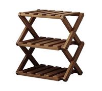Zapatero De Madera, Uso Versátil, 37x26x26cm, Zapatero De Bambú De 3 Niveles, Estante Plegable Para Zapatos En Forma De Acordeón, Fácil De Montar, Para Familia, Estudiantes, Adultos, Hombres, Mujeres,
