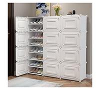 Zapatero de múltiples capas portátil modular organizador de plástico para zapatos, ropa y libros, armario versátil en 6 colores