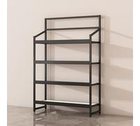 Zapatero de tienda de ropa comercial, estante de metal moderno, almacenamiento vertical para zapatos, bolsos, juguetes, ideal para armario y pasillo