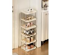Zapatero de varias capas, estante vertical alto para zapatos para la entrada, zapatero con soporte de almacenamiento para espacios pequeños, de varias capas para armarios estrechos, pasillo, dormitori