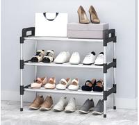 Zapatero de varios niveles, organizador portátil de almacenamiento de zapatos, zapatero independiente que ahorra espacio en la entrada, estante pequeño para zapatos para armario, pasillo, dormitorio,