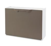 Zapatero en polipropileno de 40,1x51x17,3cm color marrón