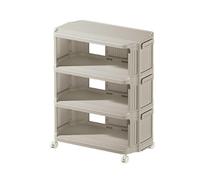 Zapatero Entrada Recibidor Mueble Zapatero Armario Para Guardar Zapatos Tela Modular Zapateras Grande Alto Interior De Plástico Plegable Para Uso Doméstico Sencillo (51.5×29×61.5cm,Coffee-colored)
