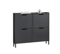 Zapatero estrecho con 4 solapas organizador fsr177-l-sch sobuy es