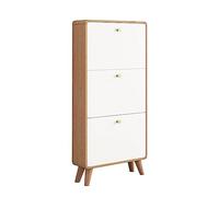 Zapatero estrecho para entrada, almacenamiento oculto de zapatos con estantes ajustables, diseño que ahorra espacio para espacios pequeños, ideal para armario, pasillo, sala de estar (tamaño: 120 x 60