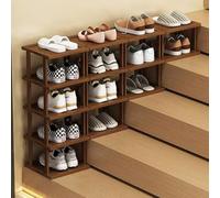 Zapatero Estrecho,Zapatero Vertical,Estante For Zapatos De Madera, Gabinete De Almacenamiento De Zapatos Vertical,Torre De Zapatos for Armario Estrecho,Entrada,Pasillo,Dormitorio,Combinable Libremente