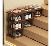 Zapatero Estrecho,Zapatero Vertical,Estante For Zapatos De Madera, Gabinete De Almacenamiento De Zapatos Vertical,Torre De Zapatos for Armario Estrecho,Entrada,Pasillo,Dormitorio,Combinable Libremente