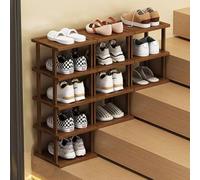 Zapatero Estrecho,Zapatero Vertical,Estante For Zapatos De Madera, Gabinete De Almacenamiento De Zapatos Vertical,Torre De Zapatos for Armario Estrecho,Entrada,Pasillo,Dormitorio,Combinable Libremente