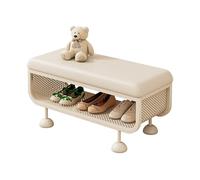 Zapatero Extensible, Shoe Rack, Organizador De Zapatos, Zapatero Extensible, para Armario Entrada Baño,Beige,80×35×45cm