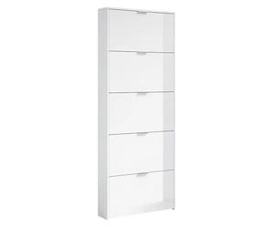 Zapatero Frei (L x An x Al: 17 x 70 x 180 cm, Blanco)