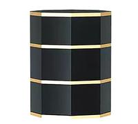 Zapatero giratorio avanzado con puerta, moderno armario de almacenamiento de zapatos redondo, torre de zapatos de metal que ahorra espacio para esquinas de entrada o pasillo