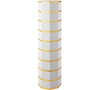 Zapatero giratorio de 360° con puertas magnéticas, 3 capas, redondo, soporte de almacenamiento de zapatos de metal (oro blanco)