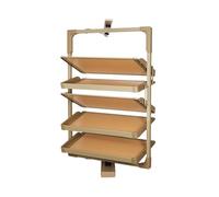 Zapatero giratorio de 360°, organizador de zapatos ajustable en altura para el hogar, estante de exhibición de gran capacidad de 4 a 12 capas