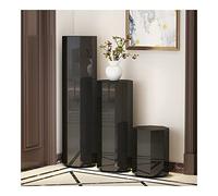 Zapatero giratorio de 360° para ahorrar espacio vertical para entrada, diseño cilíndrico moderno, ideal para espacios pequeños, solución de almacenamiento simple y elegante