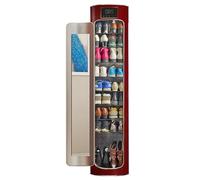 Zapatero giratorio de alta calidad con puertas, zapatero giratorio de 360°, estante redondo para zapatos, torre moderna, organizador de zapatos para tacones, botas, zapatillas, zapatillas, zapatillas