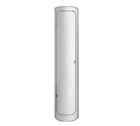 Zapatero giratorio de esterilización inteligente, moderno organizador de almacenamiento 360 para entrada, color blanco, 127 cm, 8 capas