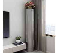 Zapatero giratorio inteligente - Zapatero giratorio vertical Lazy Susan para entrada y sala de estar - Diseño moderno blanco puro, solución de almacenamiento que ahorra espacio (tamaño ordinario)