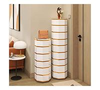 Zapatero giratorio redondo alto, plato giratorio Lazy Susan en zapatero para armario, zapatero redondo vertical giratorio 360, almacenamiento simple y moderno para la entrada (color: 16.9 in-oro, tama