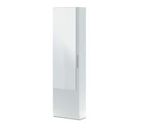 Zapatero kristal 1 puerta blanco artik (blanco mate) 50 x 180 x 22 cm