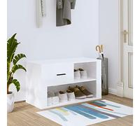 Zapatero organizador con aspecto de roble marrón de 100x35x45cm, armario de almacenamiento de madera para recibidor con banco, mueble de pasillo que ahorra espacio para la decoración del hogar.