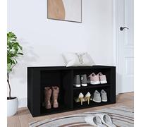 Zapatero organizador con aspecto de roble marrón de 100x35x45cm, armario de almacenamiento de madera para recibidor con banco, mueble de pasillo que ahorra espacio para la decoración del hogar.