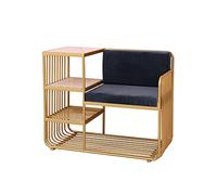 Zapatero Organizador de zapateros Estante para zapatos de metal resistente de 3 capas Almacenamiento de zapatos Gabinete para zapatos y taburete para zapatos Estante de almacenamiento multifuncional