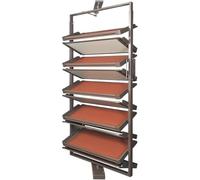 Zapatero organizador - Diseño vertical giratorio de 360°, estante de almacenamiento independiente de 15 niveles para entrada o pasillo