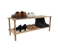 Zapatero Organizador Estante Zapatos Bambú estrecho