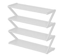 Zapatero para entrada, estante organizador de zapatos de entrada frontal de varios niveles, organizador de ahorro de espacio para el hogar, apartamento, dormitorio universitario, almacenamiento de