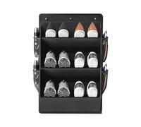 Zapatero para | Organizador de Puerta de Armario de 3 Capas - Estante de Almacenamiento Vertical montado en la Pared para lavandería, Entrada, Dormitorio, baño, Cocina, despensa